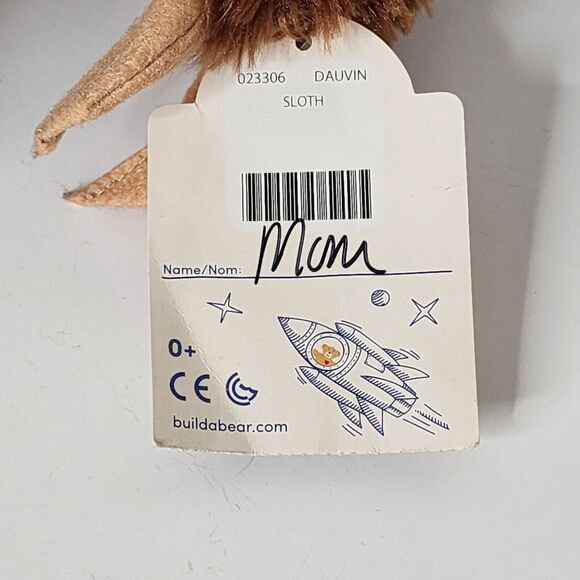 Build A Bear BAB 3-Toed Sloth Plush Toy Stuffed Animal Paws Attach 18 Inches - Picture 6 of 12